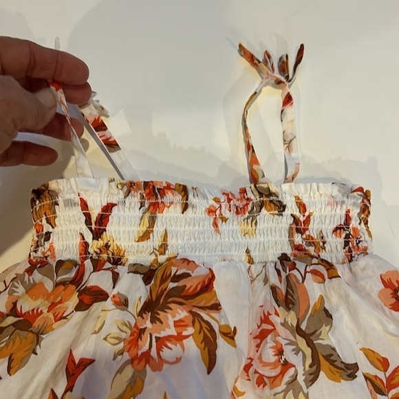 Janie and Jack Girls Floral Cotton Tank Top Size 4 - Picture 3 of 7